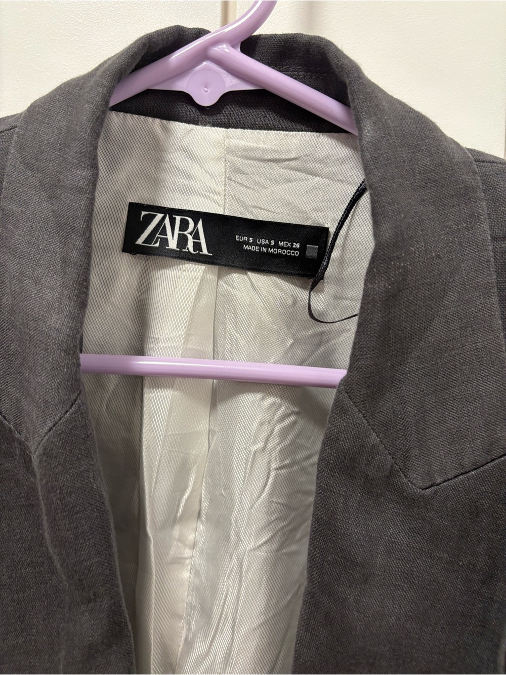 Zara Women’s Linen Blazer - Picture 6 of 7